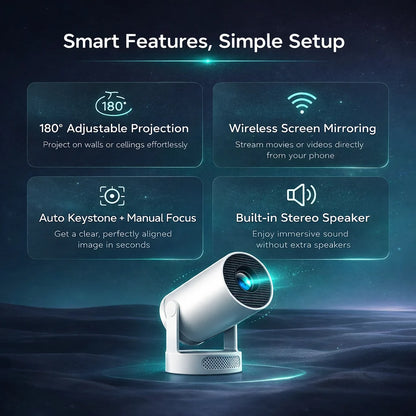 LumeraBeam Portable Projector