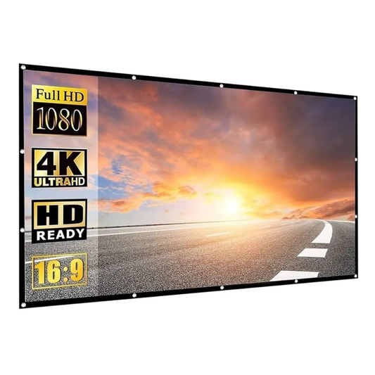 FREE 100-Inch Projector Screen